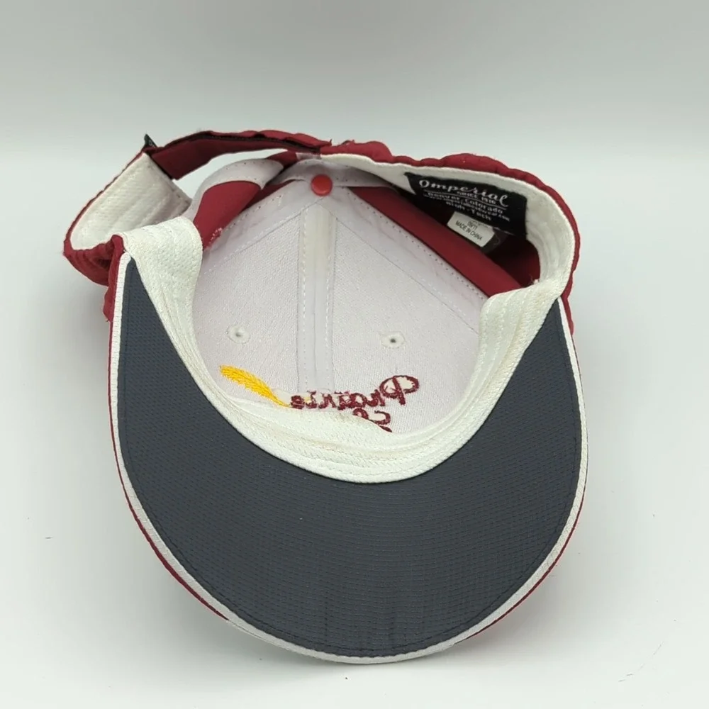 Prairie Landing Golf Club Hat 2012 Member Imperial High Tech White Red Cap Golf
